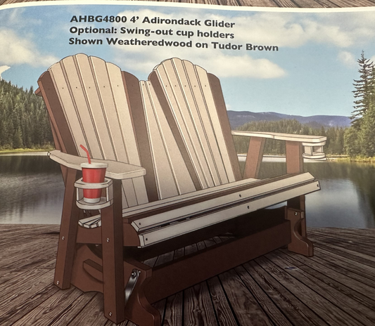 Adirondack Chairs - 4' Counter Height Glider ahbg4800