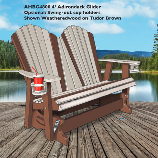 Adirondack Chairs - 4' Glider