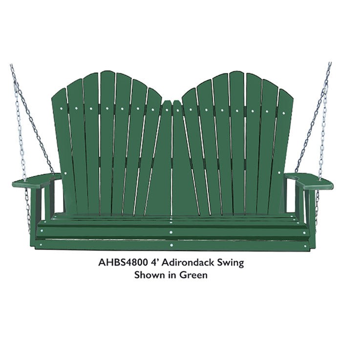 Adirondack Swing - 4' Swing w/Stainless CHAINS