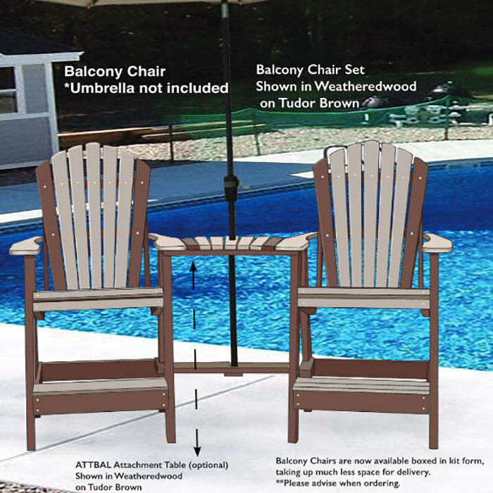 Outdoor chair umbrella online attachment